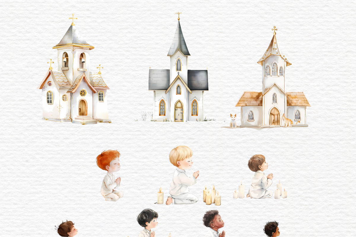 Clip art Primera communion bundle, an Education Illustration by Invite to Clipart (Photo 5 of 6)
