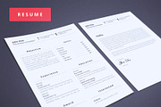 Resumes Templates, a Resume Template by Graphicalark (Thumbnail 1 of 4)