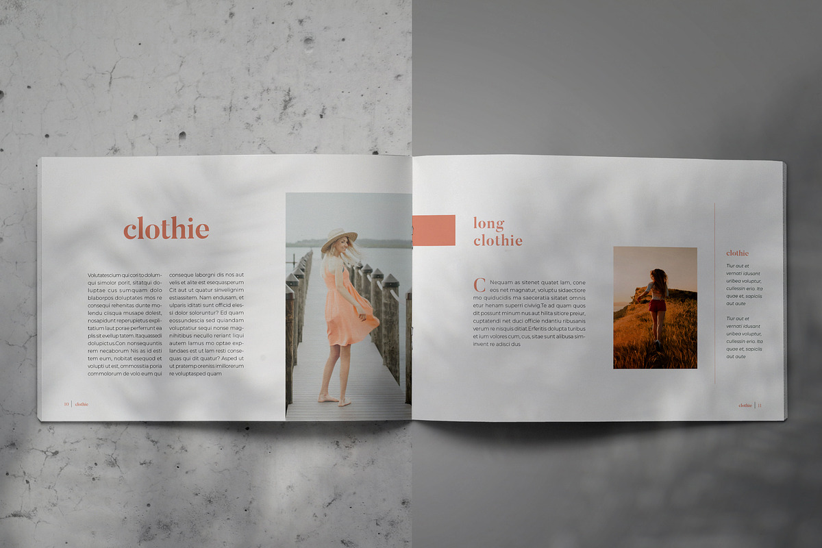 CLOTHIE Lookbook Brochure Template, a Brochure Template by Indotitas (Photo 6 of 9)