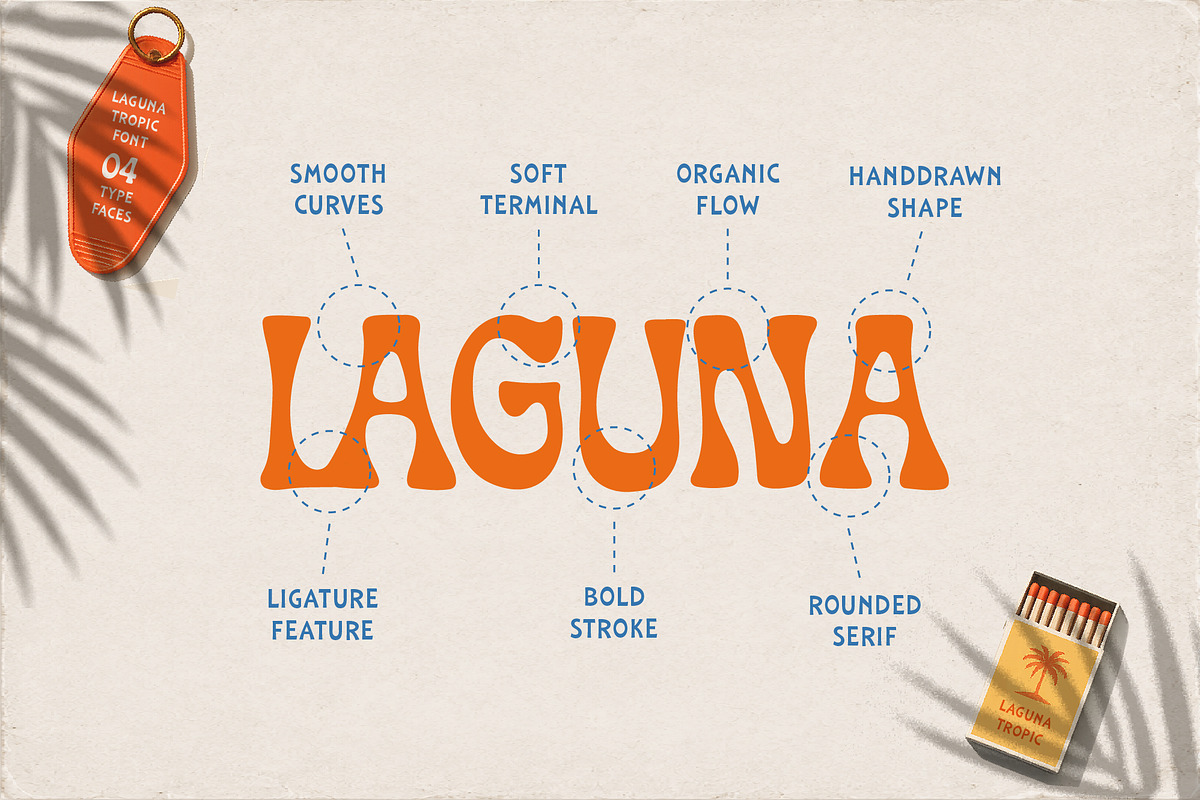 Laguna Tropic – Tropical Font Duo, a Serif Font by Edignwn Type (Photo 10 of 12)