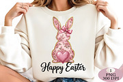 Happy Easter PNG, Pink Floral, an Illustration by Daily.Designs (Thumbnail 5 of 5)