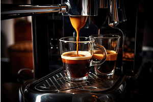 Espresso Shot Pouring From Smart