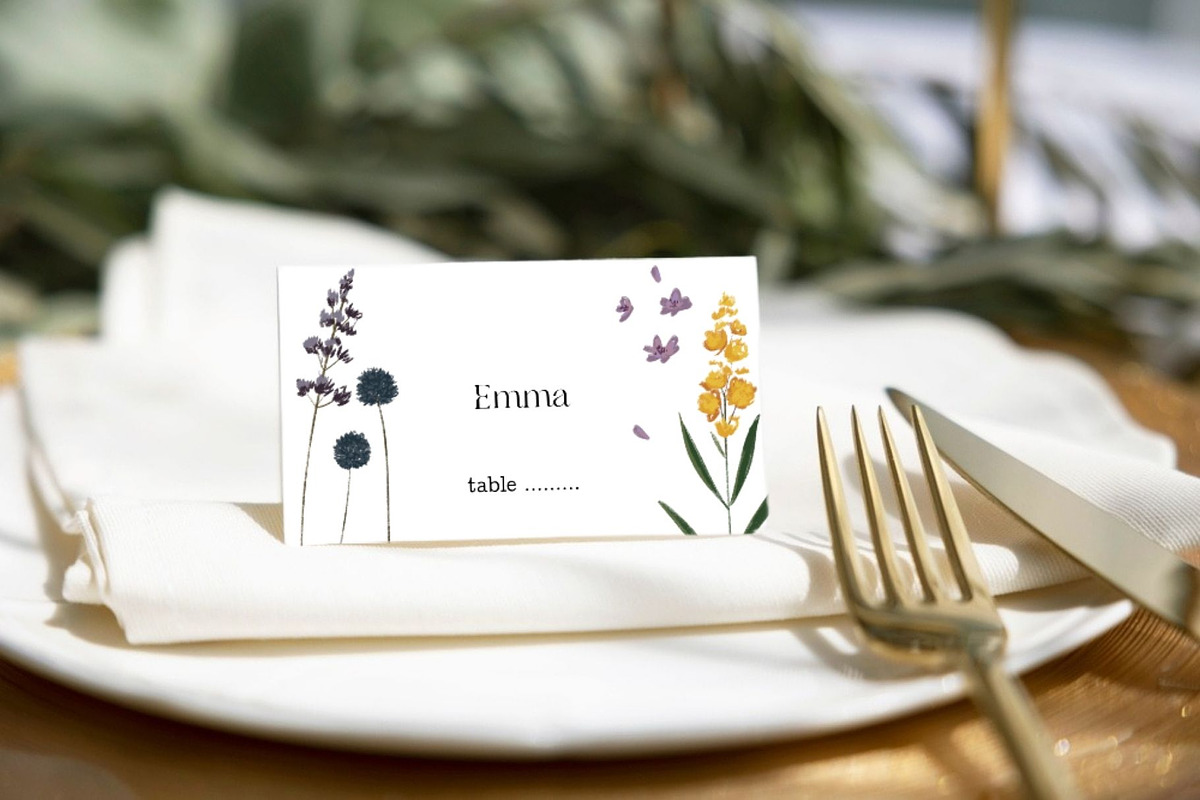 Wedding collection handdraw florals, a Stationery Template by kreart (Photo 7 of 8)
