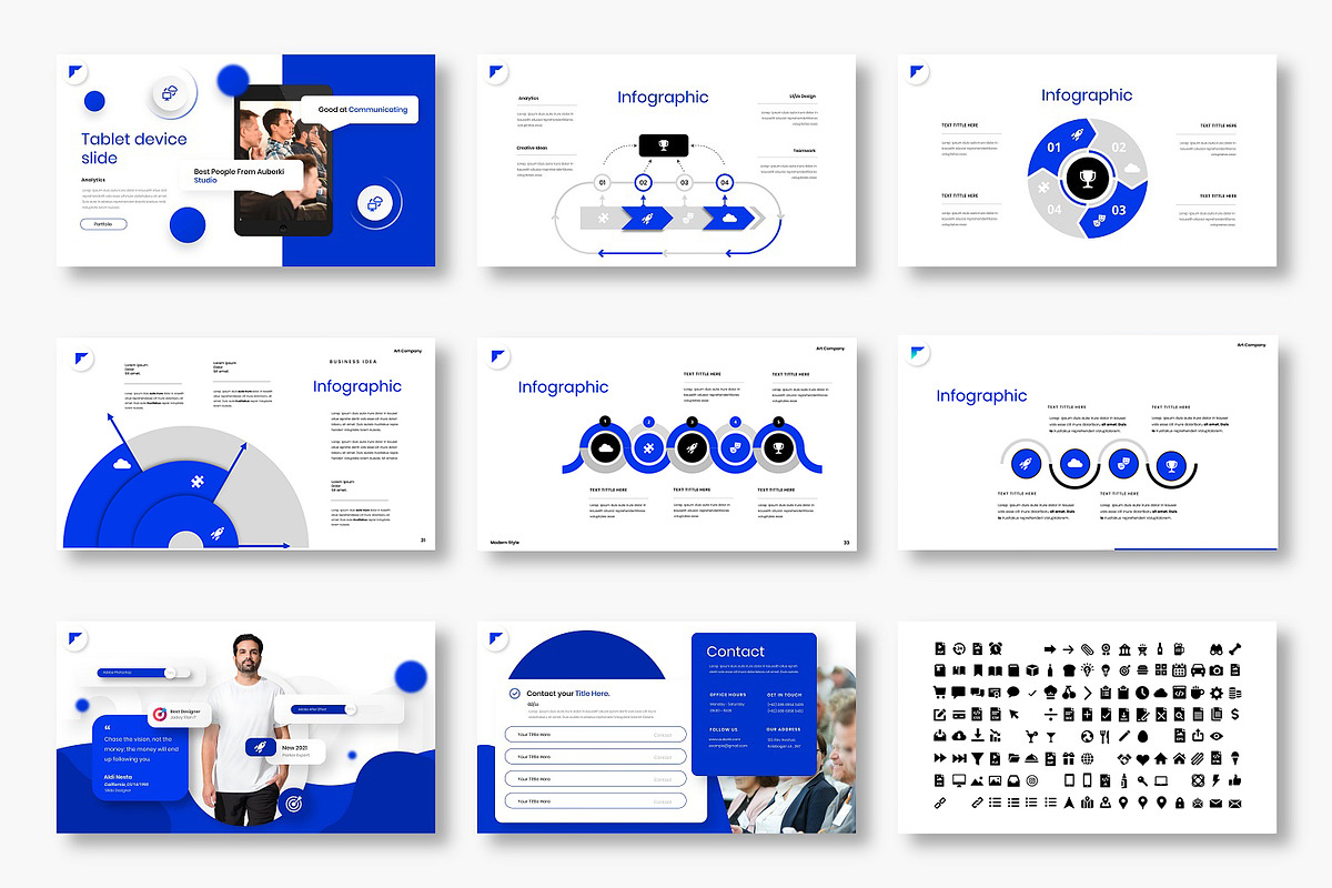 Auberki - Business Google Slide Temp, a Presentation Template by Dens Creative Studio (Photo 5 of 6)