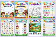Children's Activity Book | Puzzles, a Stationery Template by Mustafiz (Thumbnail 2 of 4)