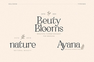 Kallisoka Modern Elegant Serif