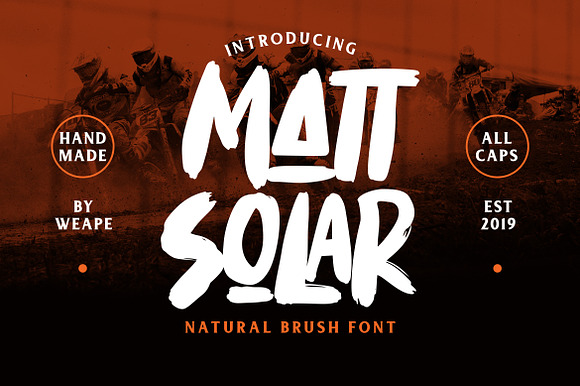Mattsolar - Brush Font preview 8