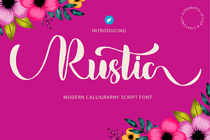Rustic Wedding font