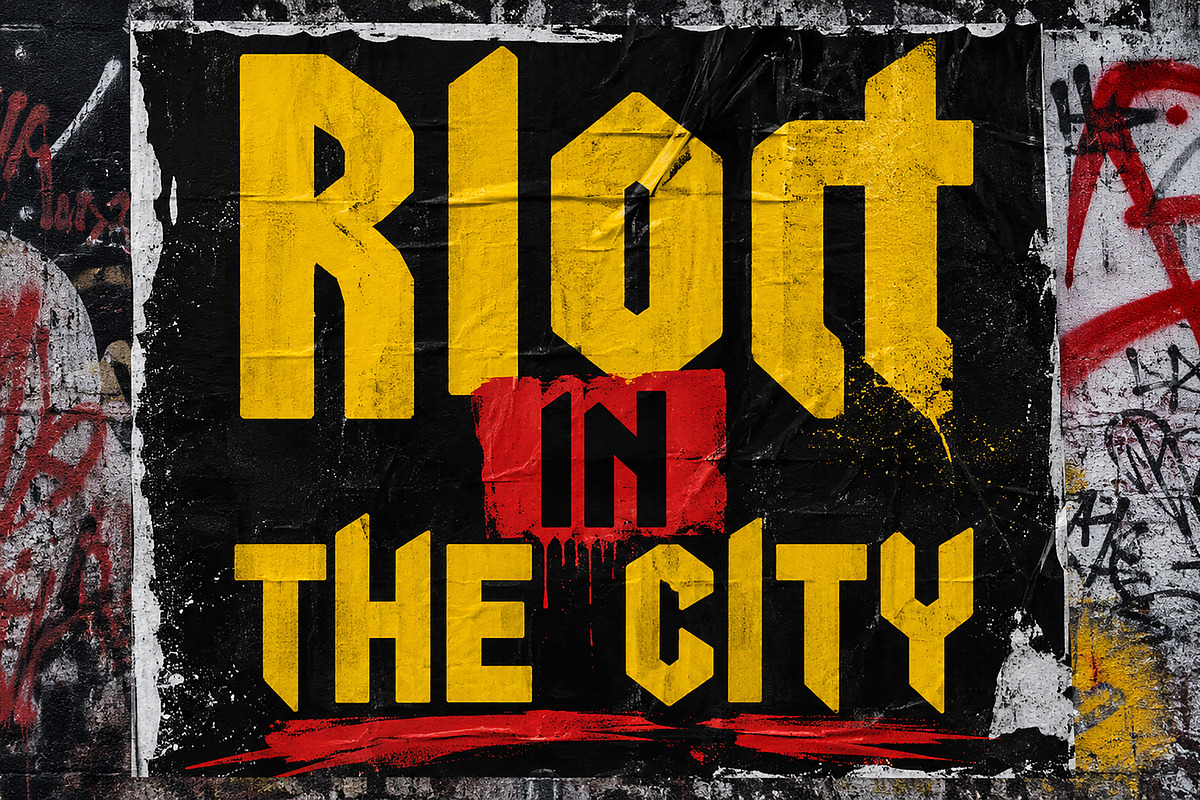 Block Riot, a Slab Serif Font by Wow Magic (Photo 3 of 5)