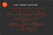 East Liberty | Thin Signature & Sans, a Font by typeline studio (Thumbnail 9 of 16)