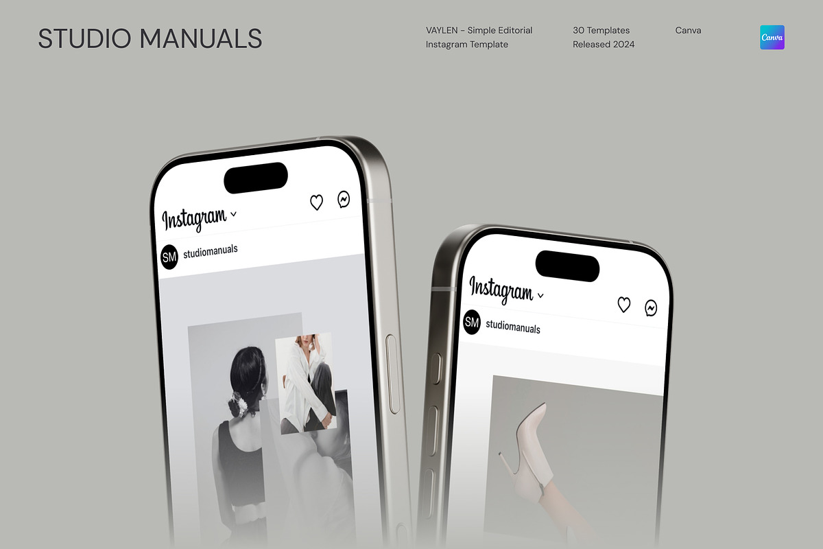 VAYLEN - Simple Editorial Instagram, a Social Media Template by Studio Manuals (Photo 3 of 8)