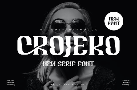 Crojeko - Medieval Serif Font, a Serif Font by QR Design Studio