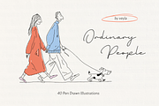 People Series BUNDLE: All 5 in 1, a Person Illustration by Veyla (Thumbnail 24 of 52)