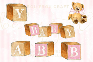 Baby Girl Pink Pregnancy Clipart