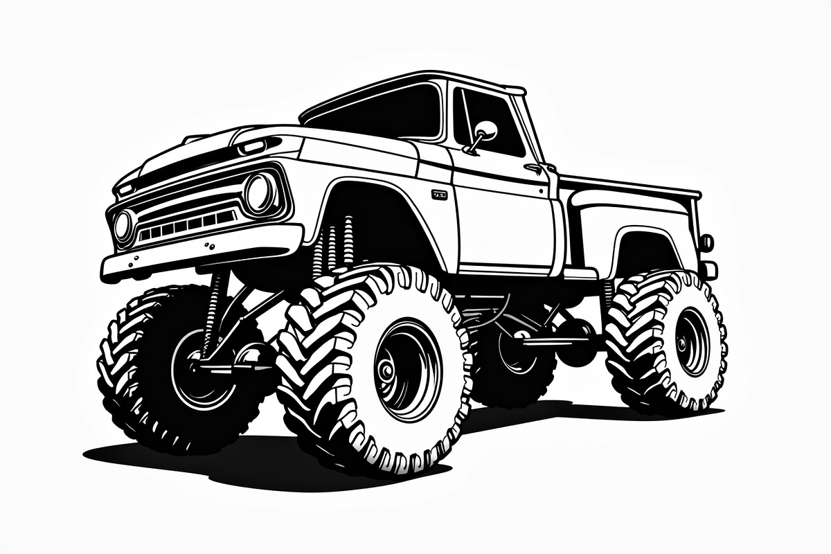 Offroad Truck Silhouette Pack, an Illustration by BIPLOB EXPERT (Photo 9 of 9)