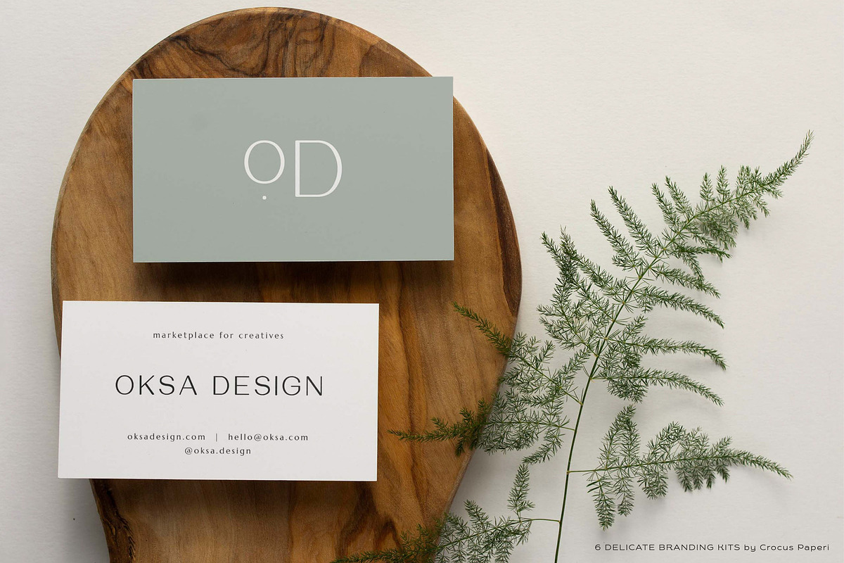 33 delicate logos ~ 6 brand kits preview 8