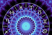 30 mystic zodiac signs circles, an Object Graphic by tkdesign (Thumbnail 17 of 31)