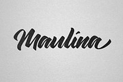 Maulina Typeface, a Handwritten Font by Get Studio (Thumbnail 1 of 5)