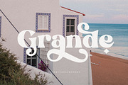 Grande - Retro Font, a Serif Font by Sans & Sons (Thumbnail 1 of 11)