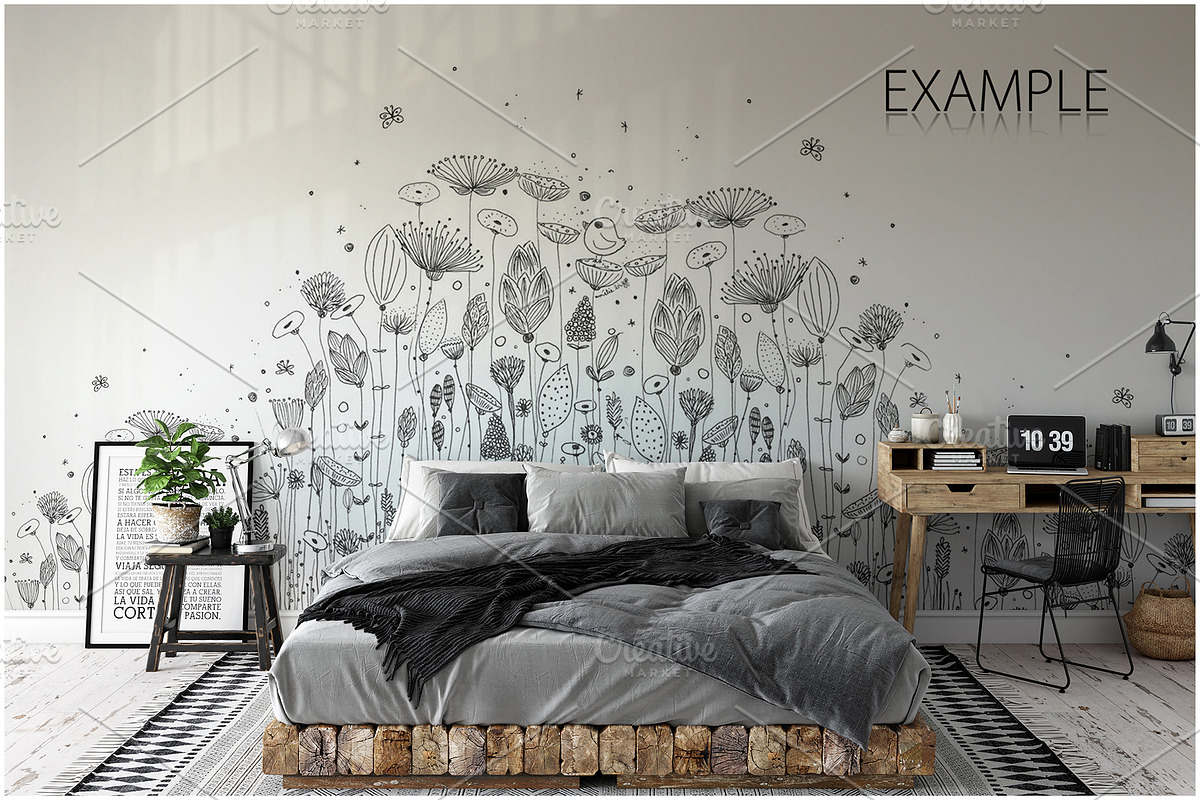 Frames & Walls Mockup Bundle - 5, a Print Template by Yuri-U (Photo 19 of 31)