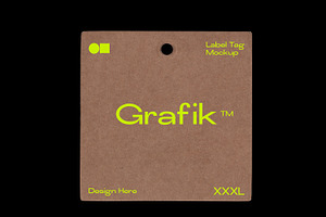 Label Tag Mockup