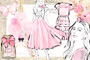Pink lover's Fashion, an Illustration by Libby Wishes (Thumbnail 5 of 6)