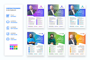 Business Corporate Flyer Tempalte, a Flyer Template by Mk_Studio