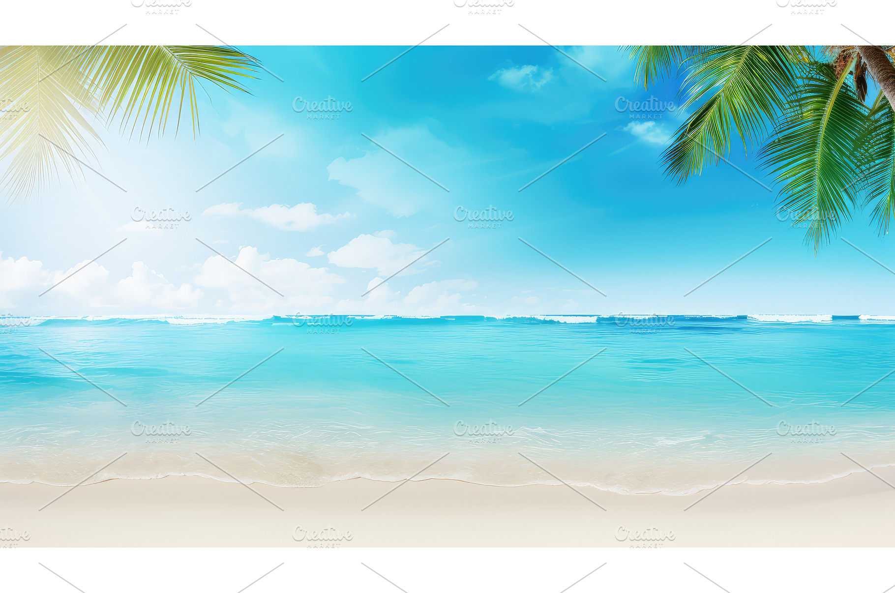 beach layout summer background ai, a Nature Photo by pikepicture ...