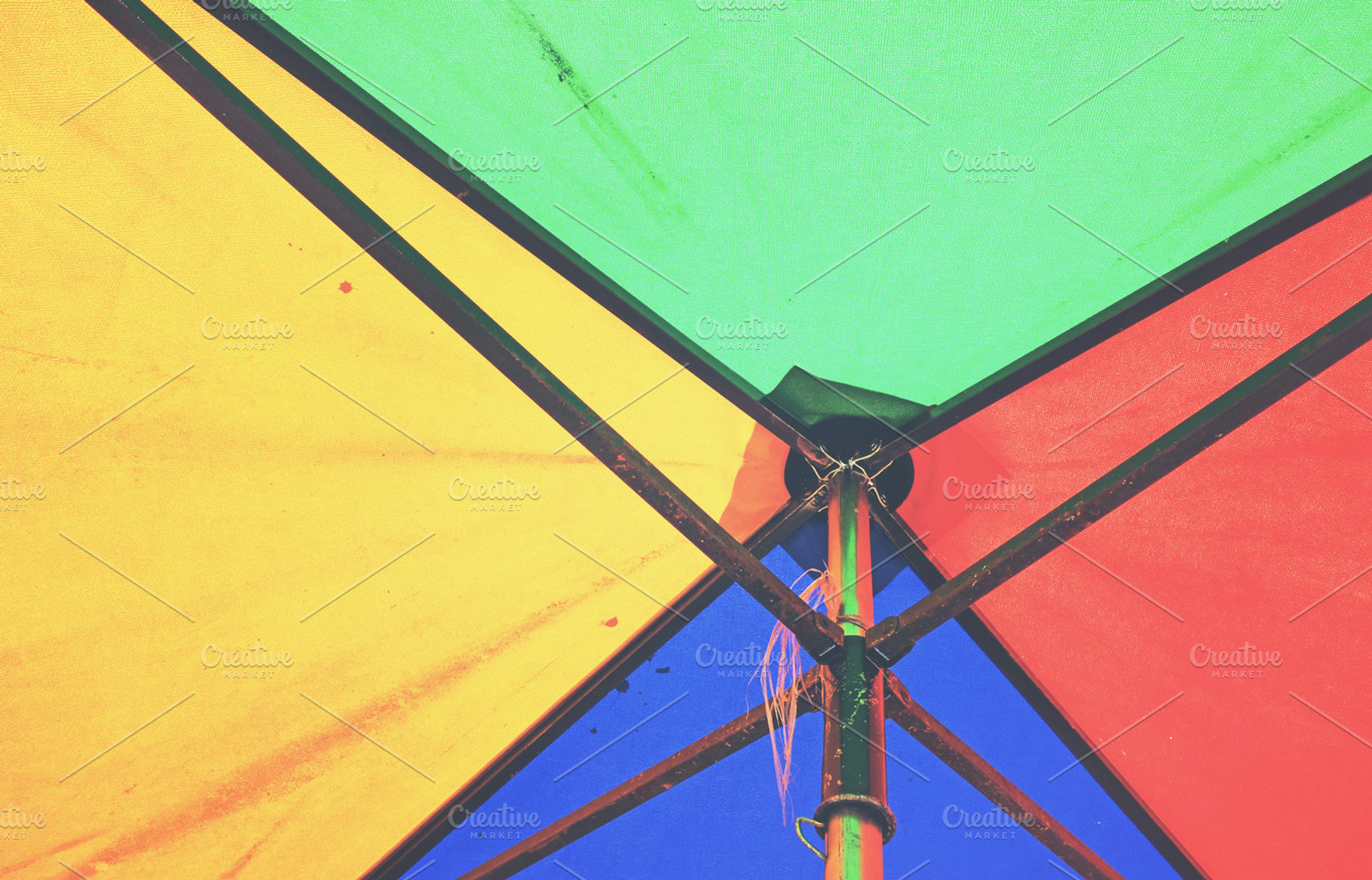 Colorful umbrella containing colorful, umbrella, and abstract