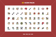 Neurological disorders icons, an Outline Icon by Wencory (Thumbnail 1 of 2)