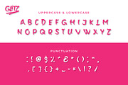 Glitz Brush, a Blackletter Font by Izalsye (Thumbnail 8 of 9)