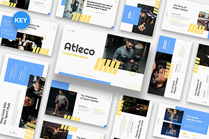 Atleco - Sport Fashion Keynote, a Presentation Template by Fit-tee