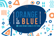 Orange is the new Blue, a Pattern Graphic by Suphansa (Thumbnail 1 of 8)