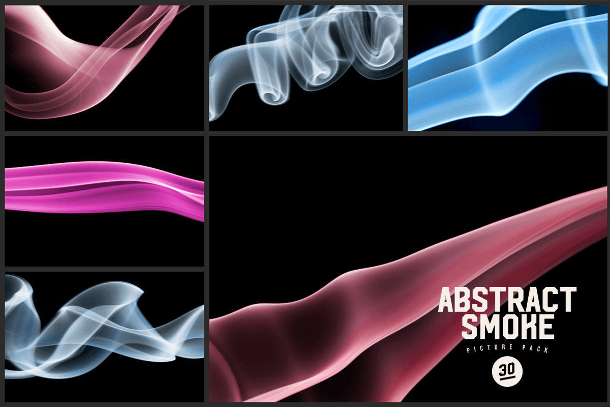 Abstract Smoke Photo Pack, a Brushes & More by Ultrashock (Photo 3 of 6)