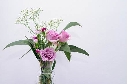Bouquet of flowers in a vase, a Beauty & Fashion Photo by Mineko