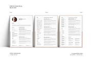 Modern Resume Template with Photo, a Resume Template by GraphicFlava (Thumbnail 3 of 7)