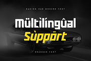 Dragger - Sport Racing Car Font, a Sans Serif Font by Hamz Studio (Thumbnail 2 of 8)