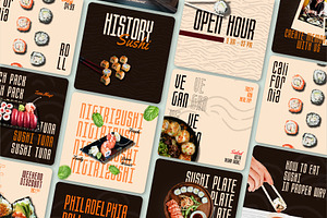 Japanese // Food Social Media Kit
