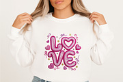 Faux Yarn Valentine Png Crochet Love, an Illustration by designcity5 (Thumbnail 4 of 9)