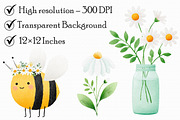 Honey Bee Daisy and Teddy Bear, an Illustration by Libby Wishes (Thumbnail 6 of 7)