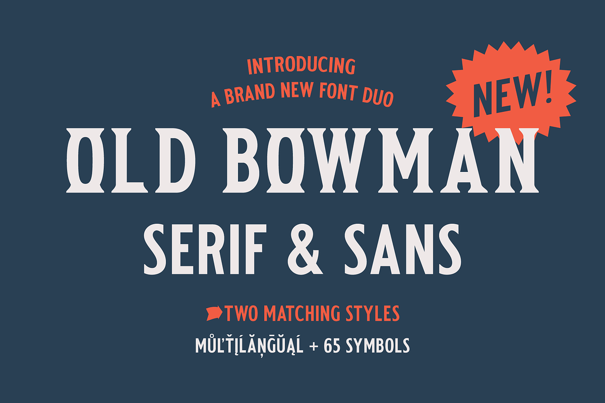 Old Bowman Sans & Serif, a Serif Font by The Old Type Foundry (Photo 11 of 12)