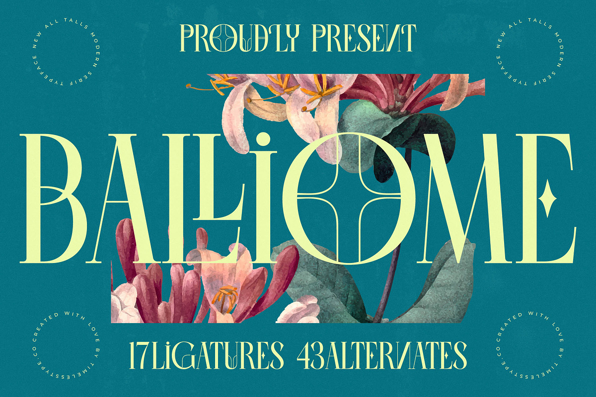 Balliome Modern Serif Typeface, a Serif Font by timelesstype.co (Photo 1 of 20)