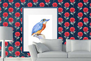 Watercolor flowers,birds., an Illustration by yulia.sukhanova (Thumbnail 5 of 8)