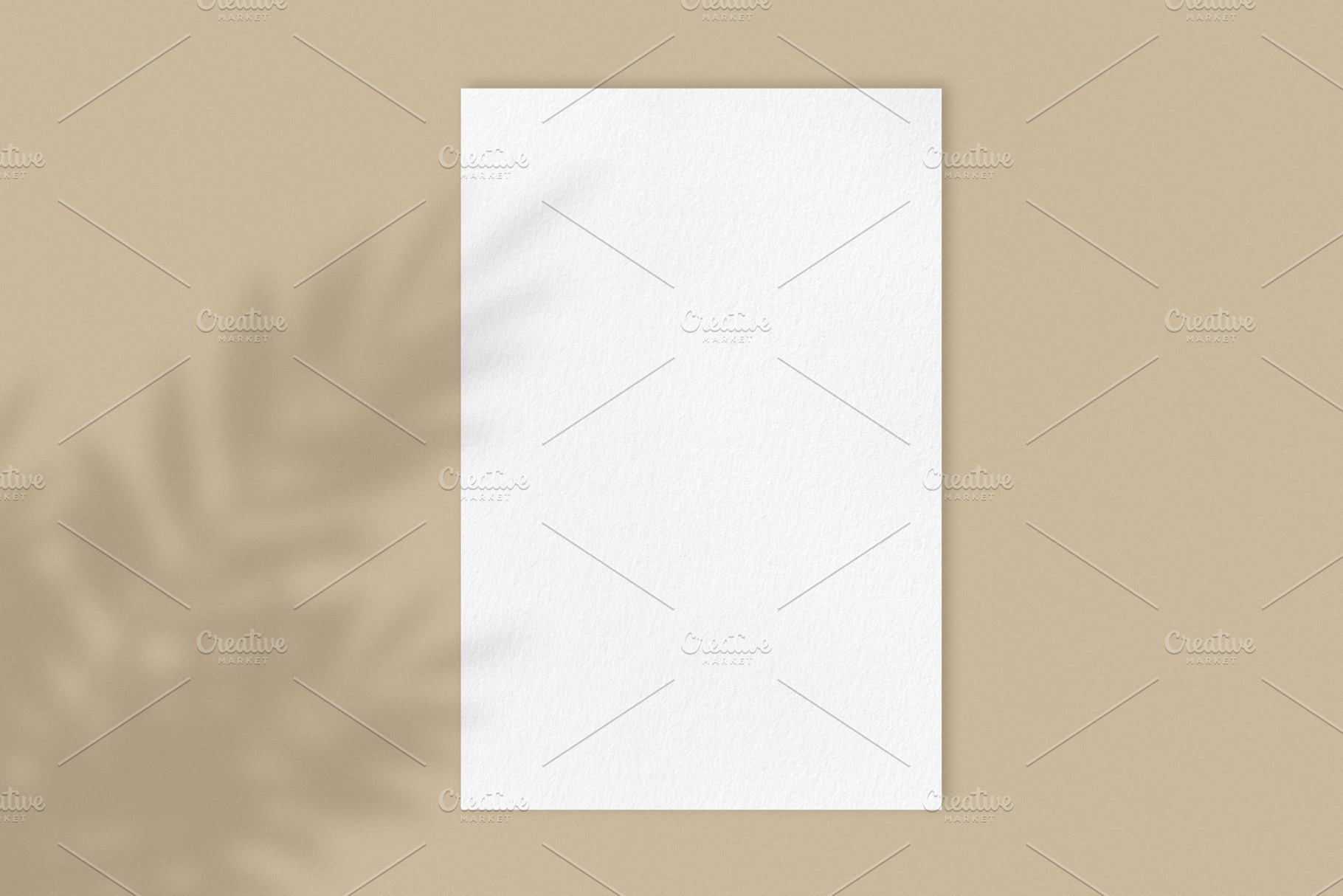 Blank poster on brown background, a Business Photo by BOOCYS