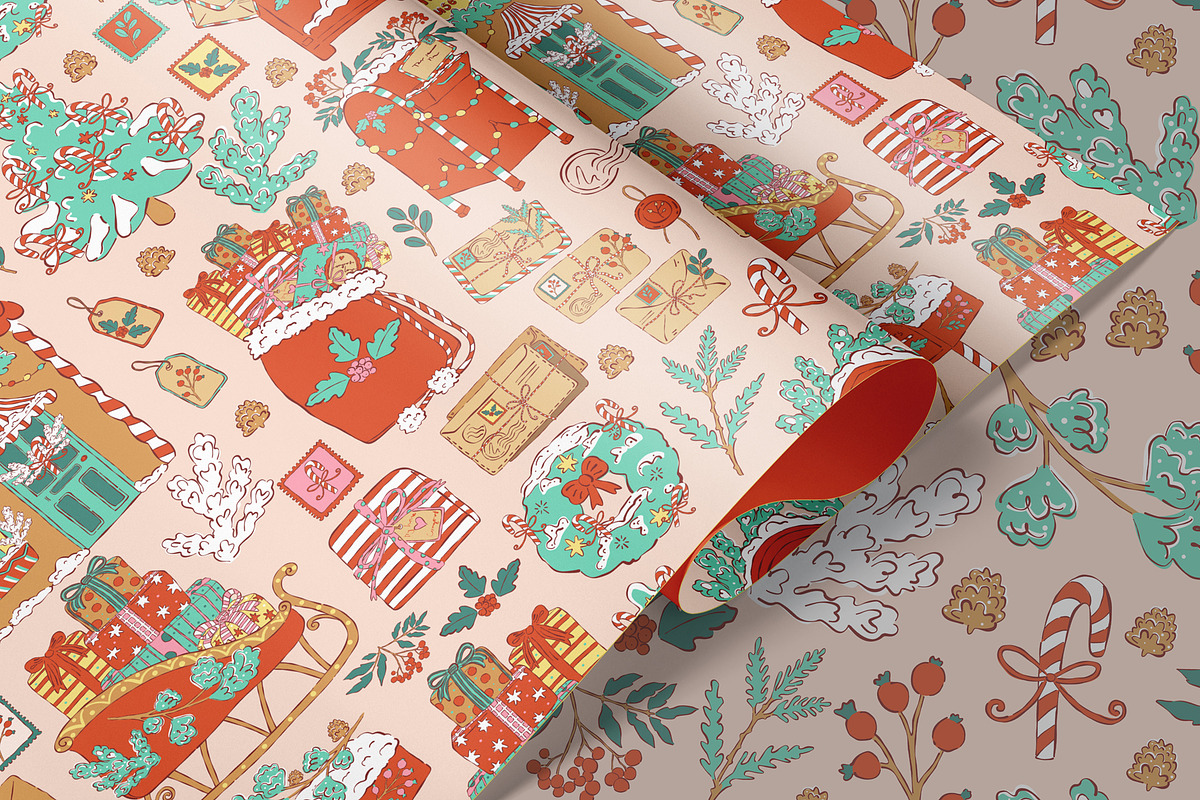 Santa Post office bundle, a Seasonal Illustration by Carpet Tapete Pretzel (Photo 17 of 24)