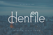 Henfile, a Serif Font by Rishsketch (Thumbnail 1 of 12)