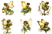 Whimsical Spring Fairy Clipart, an Illustration by Designking (Thumbnail 5 of 5)