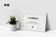Certificate Template, a Stationery Template by Creatiya Type (Thumbnail 1 of 4)