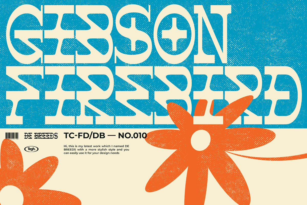 DE BREEDS, a Font by Tegh co. (Photo 11 of 15)