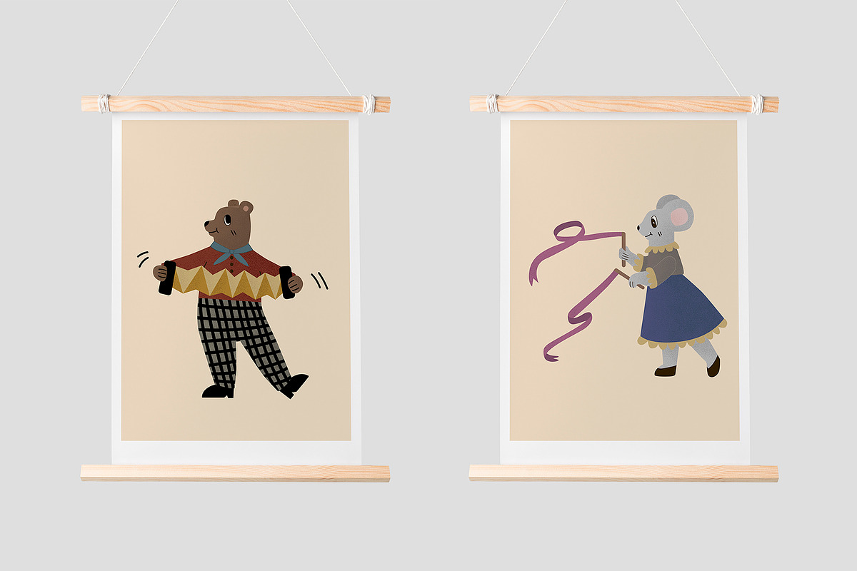 Music school, an Animal Illustration by Mii Lab (Photo 5 of 7)